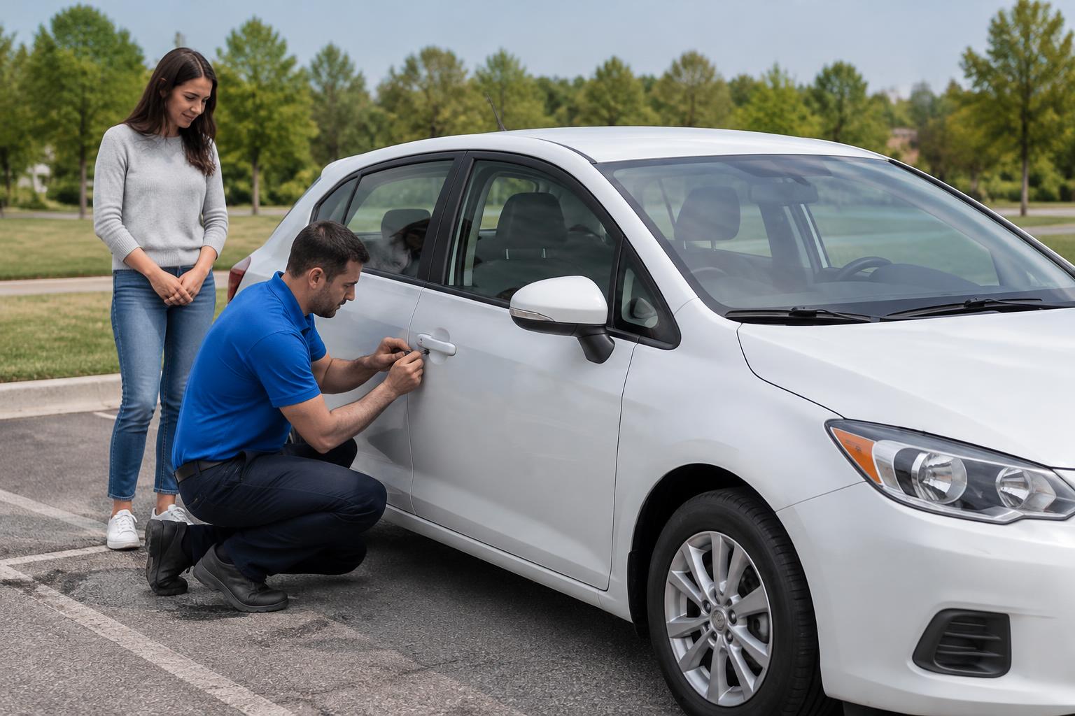 Ouverture du véhicule